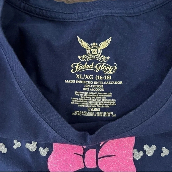Navy Blue Women’s XL Mom Minnie Mouse Disney Tee Shirt - Picture 5 of 5